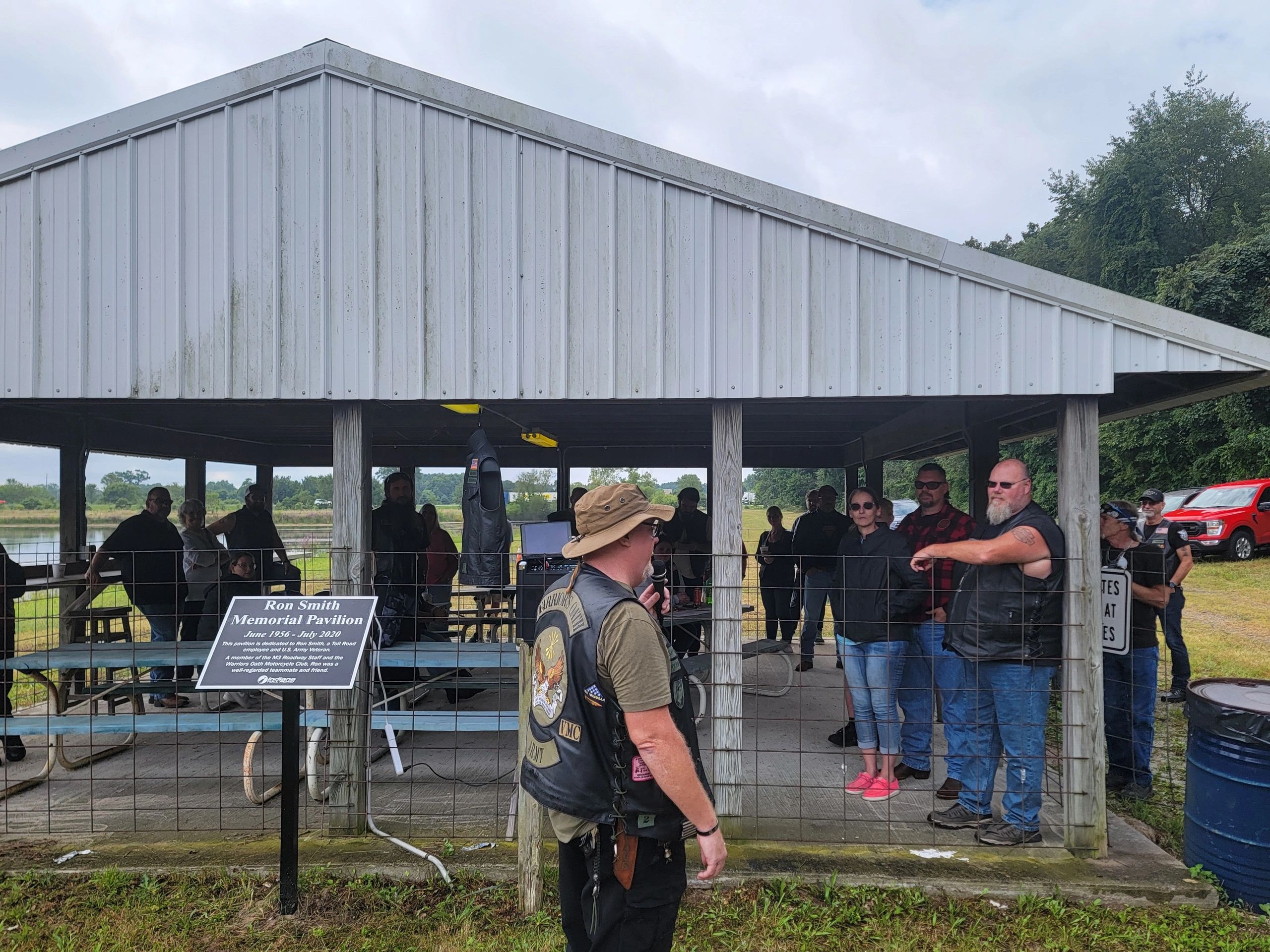 Ron Smith Memorial Pavilion gathering
